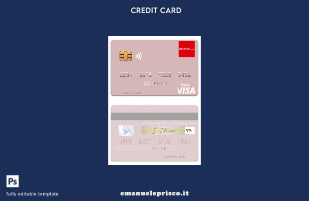 modello di addebito per visto Thailandia Calyon Bank in stile verificato
